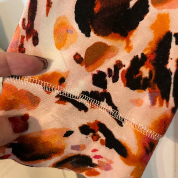 Westbound Long Sleeve Top - Orange and Black Print - Picture 6 of 11